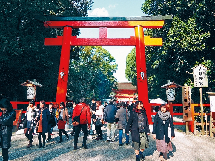 下鴨神社是京都的人氣名剎之一。