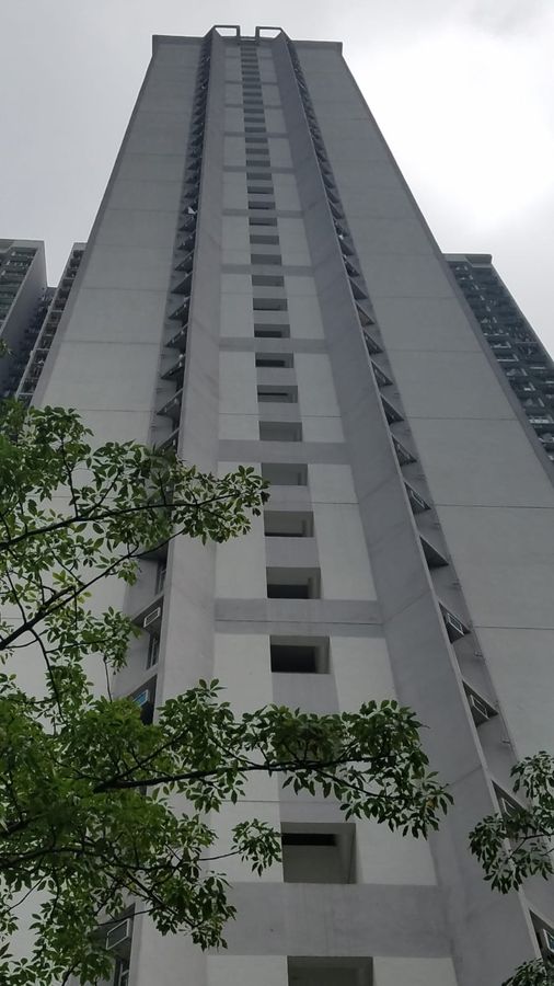 現場是筲箕灣東駿苑金駿閣。楊偉亨攝