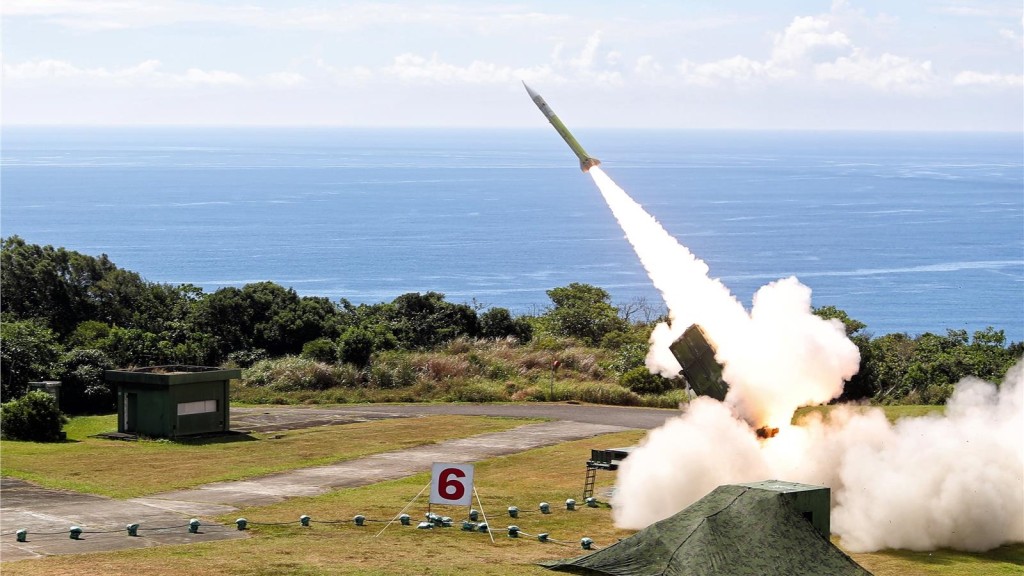 天弓系列防空導彈是台灣主力防空武器。資料圖片