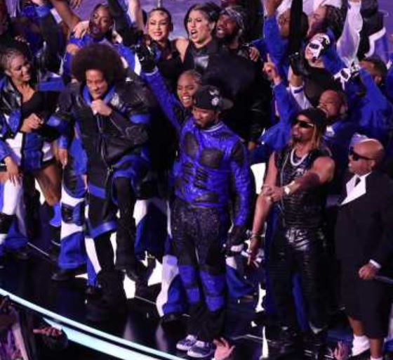 （前排左二起）Ludacris、Usher、Lil Jon和Jermaine Dupri同場演出，令全場觀眾勁high！