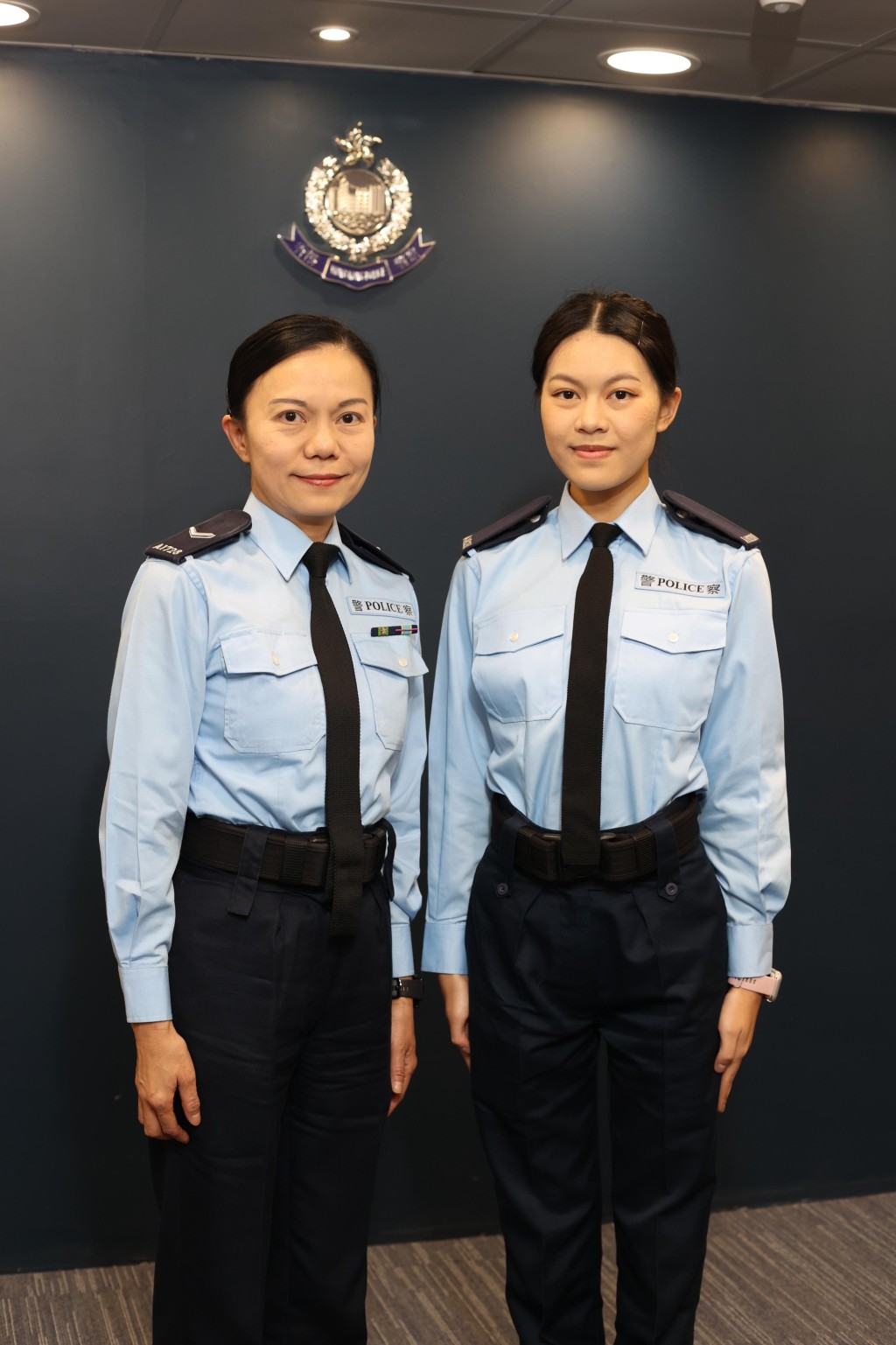 張婉儀(左)與女兒周栩芊分別駐守元朗分區及尖沙咀分區。 張婉儀(左)與女兒周栩芊分別駐守元朗分區及尖沙咀分區。