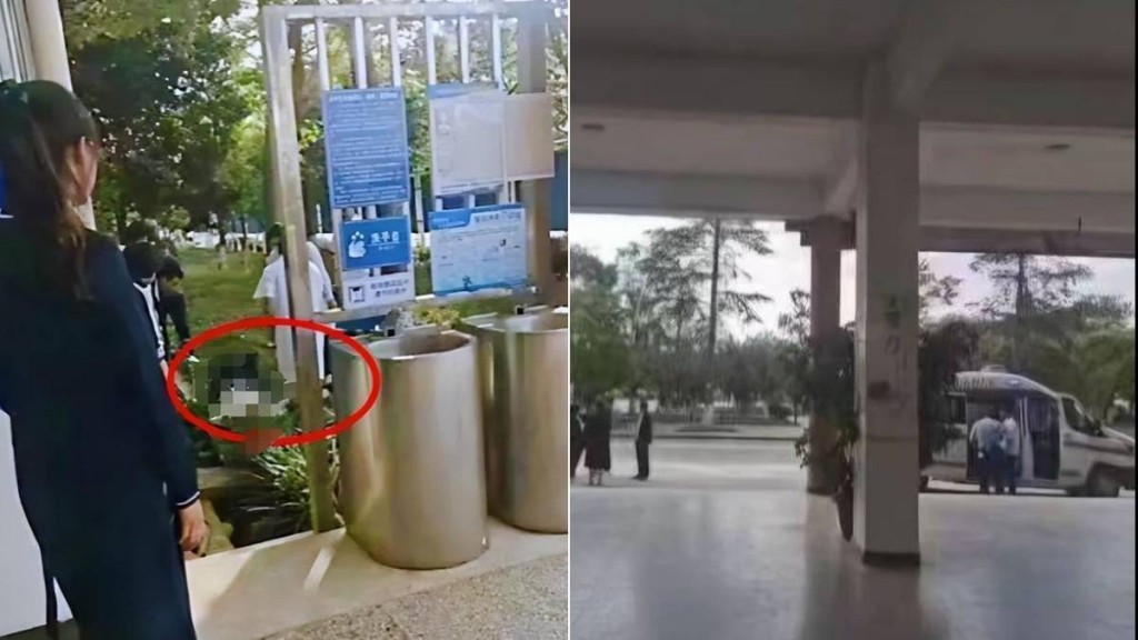 張永輝在校內跳樓輕生後獲救，已脫離危險期。