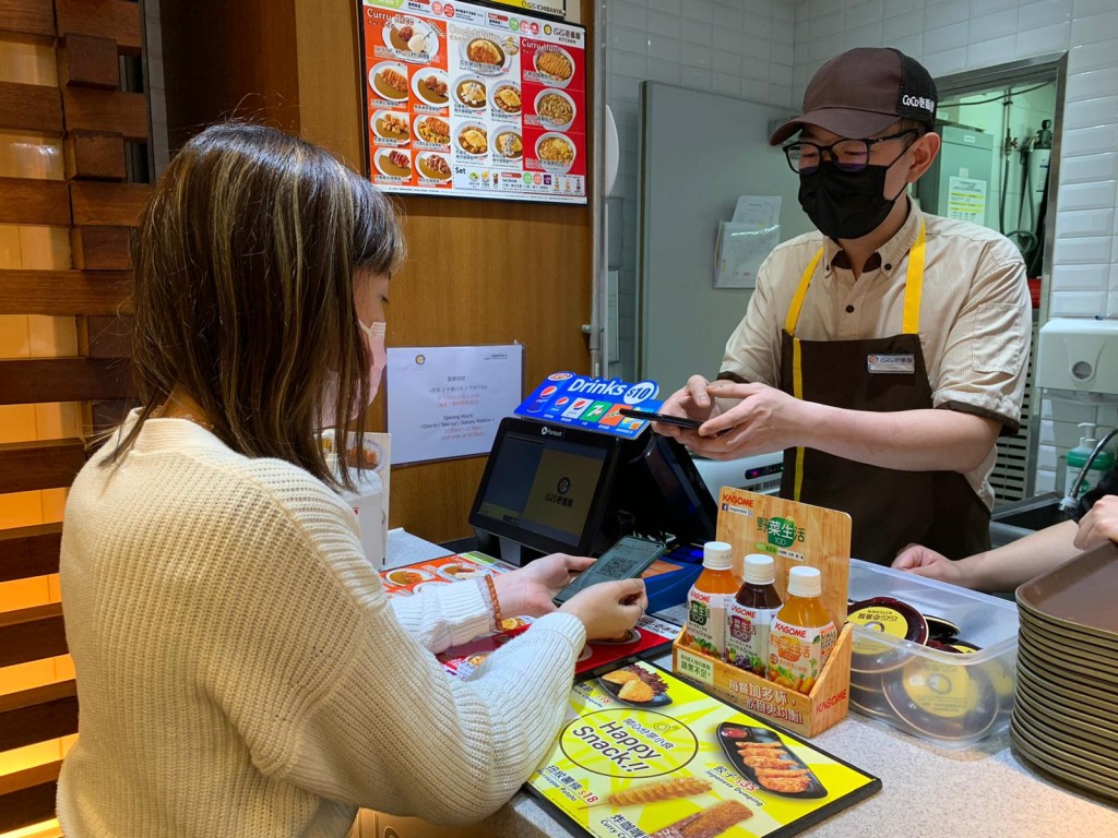 朗豪坊POP UP eSTORE推即買即用餐飲電子現金券。