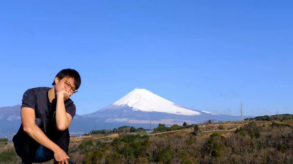 吳業坤兩年前曾去日本working holiday，當時更由京都步行到東京。