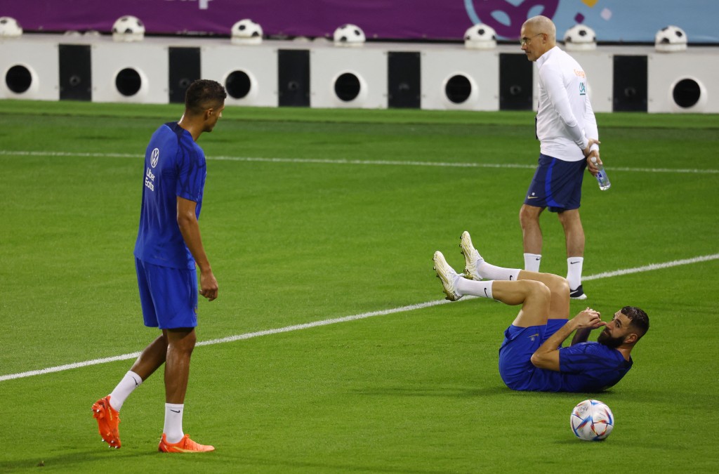 賓施馬被傳在世盃開賽前的操練期間受傷。