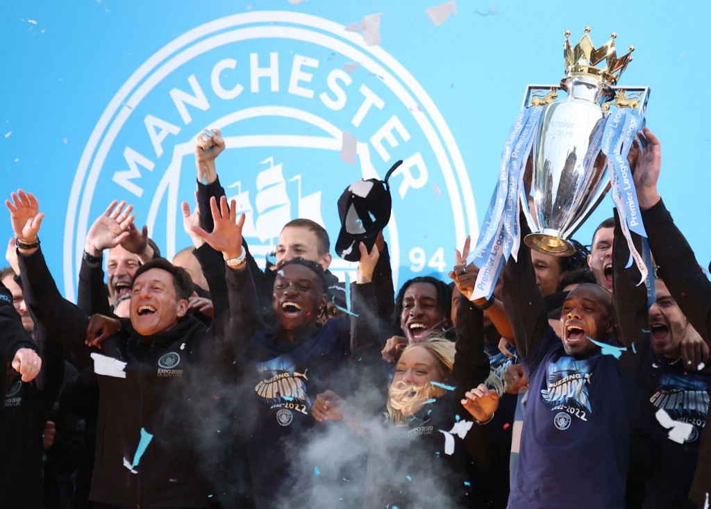近6届，曼城取得5届联赛冠军，在英超已成垄断。Reuters