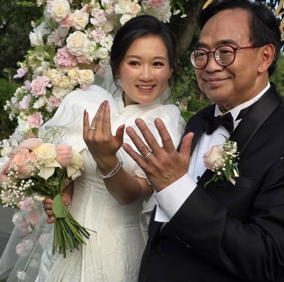 盧偉國近日迎接再婚之喜。盧偉國fb圖片 盧偉國近日迎接再婚之喜。盧偉國fb圖片