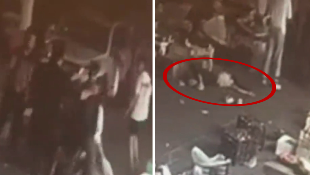 鄭州燒烤店老闆娘遭6男圍毆，被恐嚇「爆樽扑死妳」。
