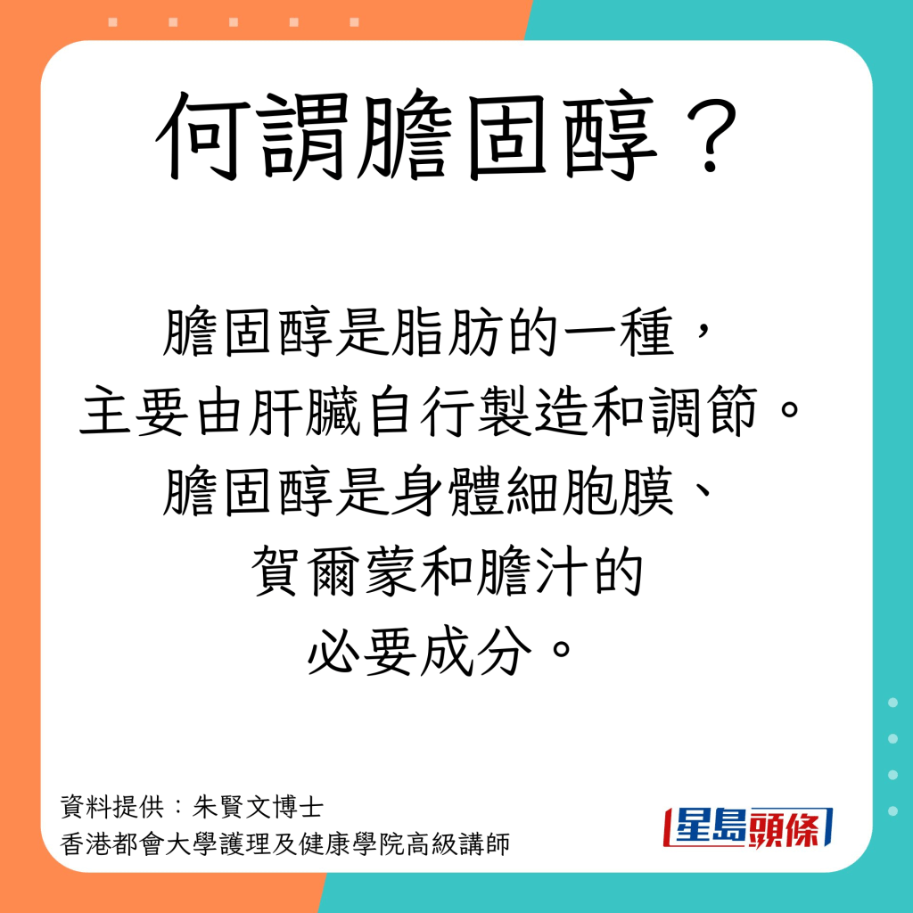 甚麼是膽固醇？