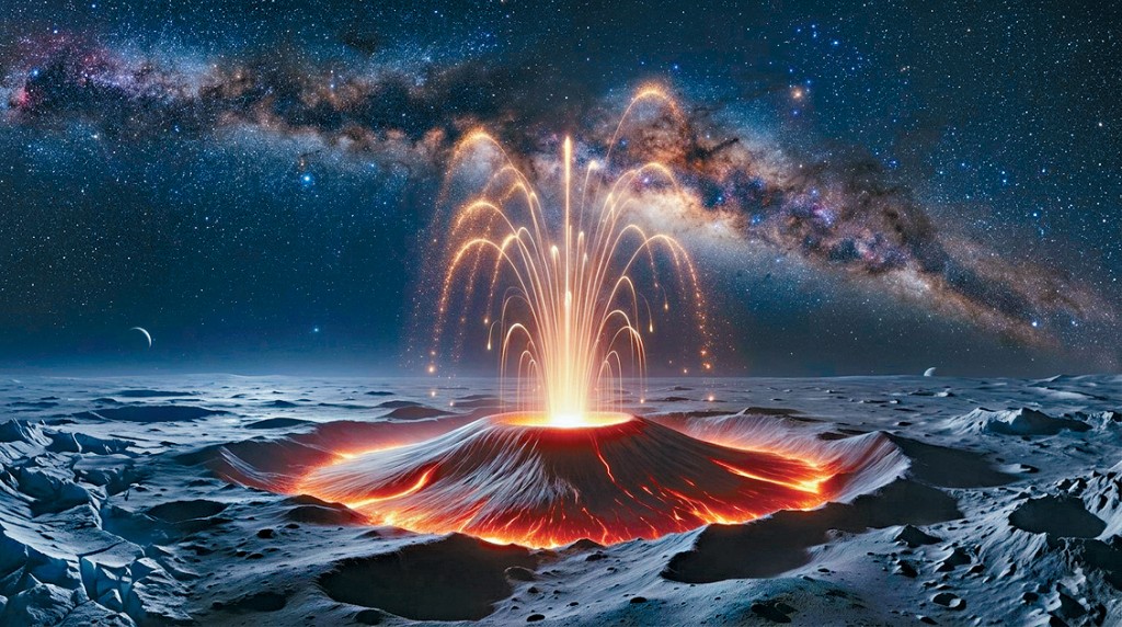 中大與加州大學洛杉磯分校的合作研究，揭示月球火山噴發對月球表面環境的影響，可能長達數年之久。