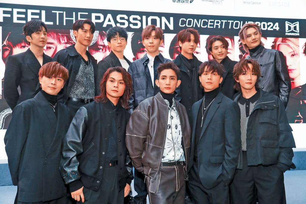 MIRROR全員出席記者會，親身公布更多巡迴演出的詳情。