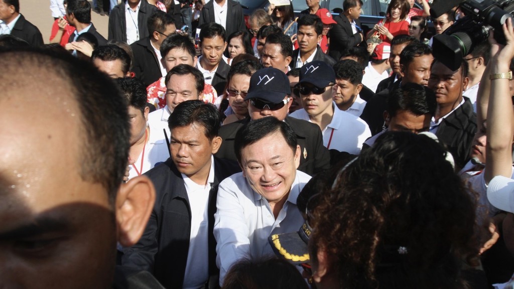 他信于2012年访问柬埔寨，受民众热烈欢迎。 路透社