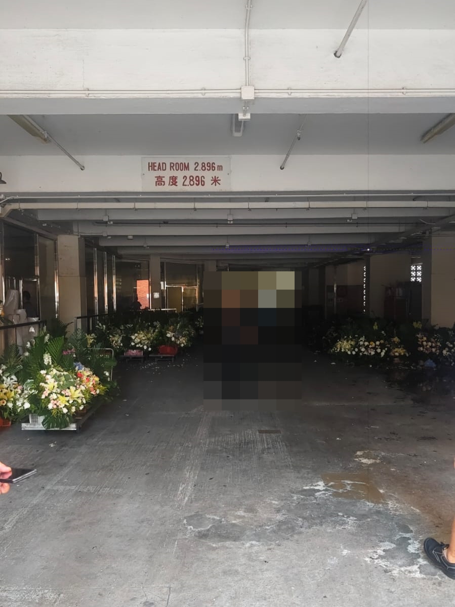 紅磡寰宇殯儀館周日(9日)發生嚴重電力故障。讀者提供 紅磡寰宇殯儀館周日(9日)發生嚴重電力故障。讀者提供