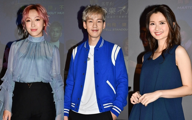（左起）葉巧琳、林奕匡和黃妍擔任導演。