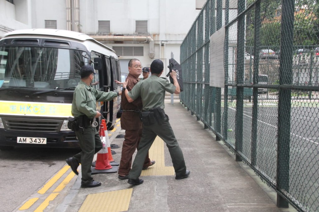 邵家臻出院被送往赤柱監獄服刑。