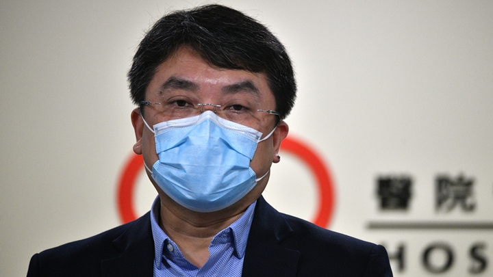 九龍東醫院聯網總監楊諦岡快測確診。資料圖片