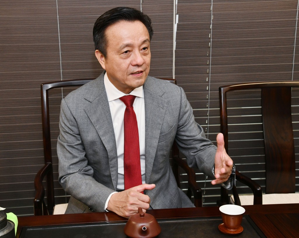 姚志胜称，特首李家超上任后亲自挂帅「融入国家发展大局督导组」，从高层次统筹协调，相信香港一定能够做好对接工作。何健勇摄