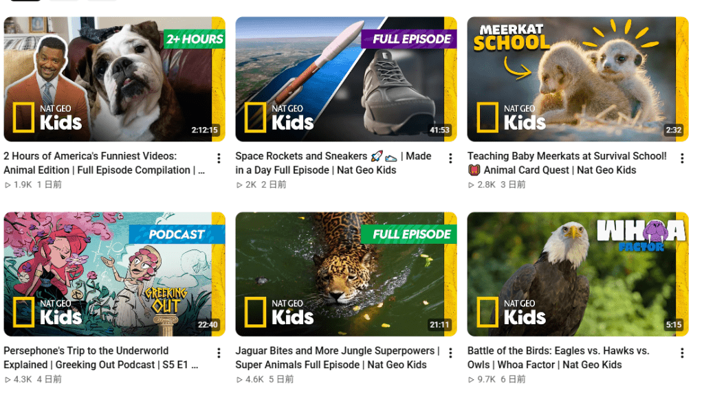 YouTube@natgeokids