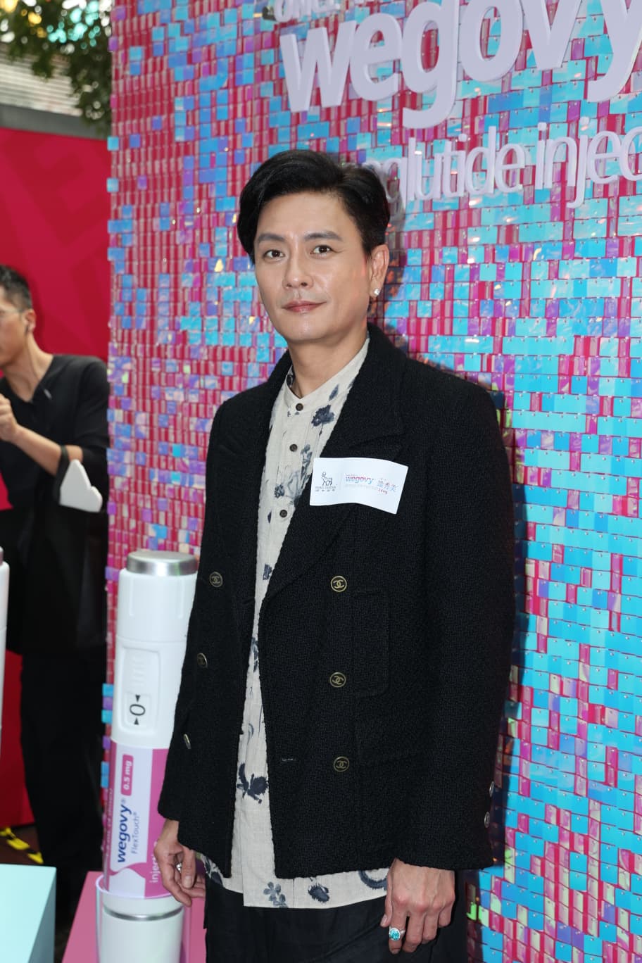 黃宗澤出席健康減重活動。