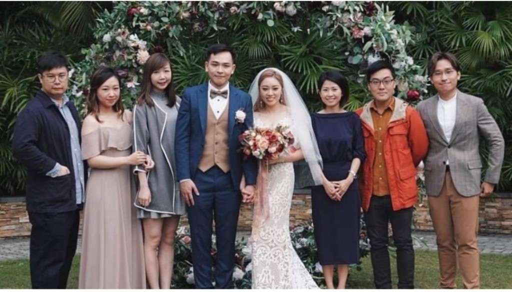 黃曉瑩2020年嫁給機師成為人妻。