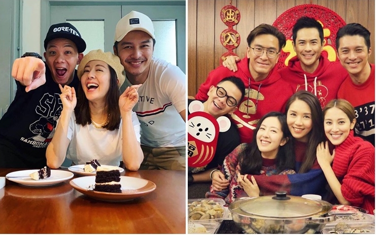 子善和嘉樂為詩詠補祝歲生日，被追問鄭嘉穎和馬國明下落。