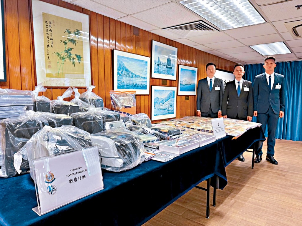 油尖警區破獲洗黑錢犯罪集團，拘捕15人。