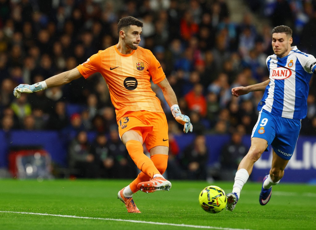 祖安加西亚今场共有6次扑敷。法新社