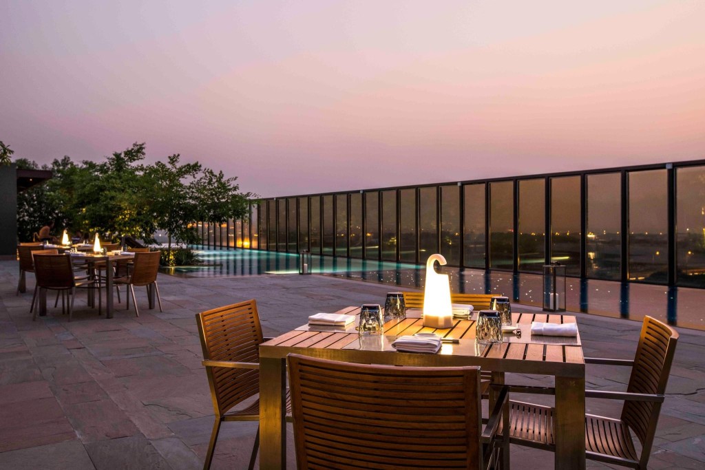  印度五星级酒店「玫瑰色之屋」。 Facebook / Roseate House New Dehli