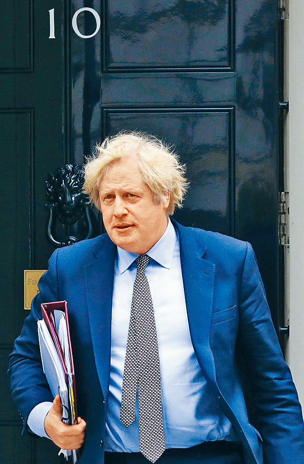 英國首相約翰遜。