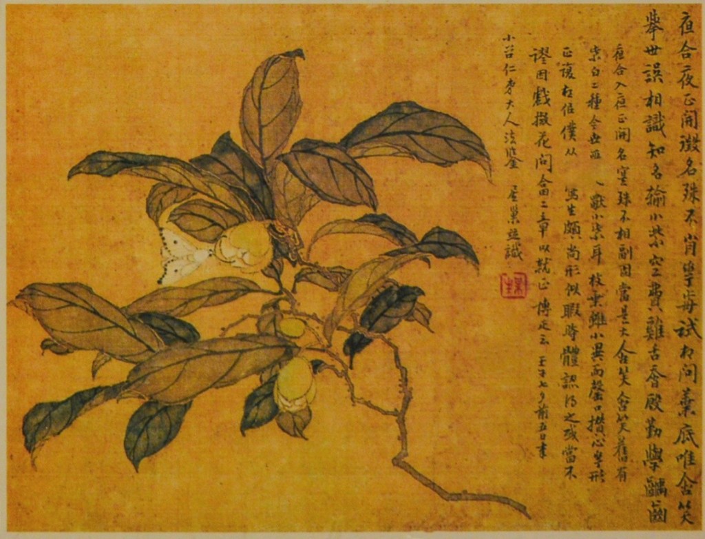 居巢画作（摄于东莞岭南美术馆）