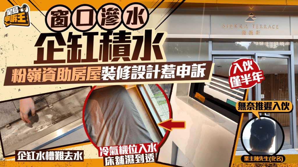 星岛申诉王 | 窗口渗水企缸积水 粉岭资助房屋 装修设计惹申诉