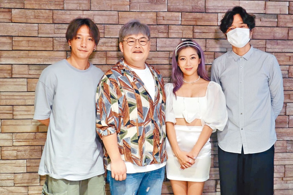 林耀声、符家浚、何雁诗及林家栋齐出席新戏谢票活动。