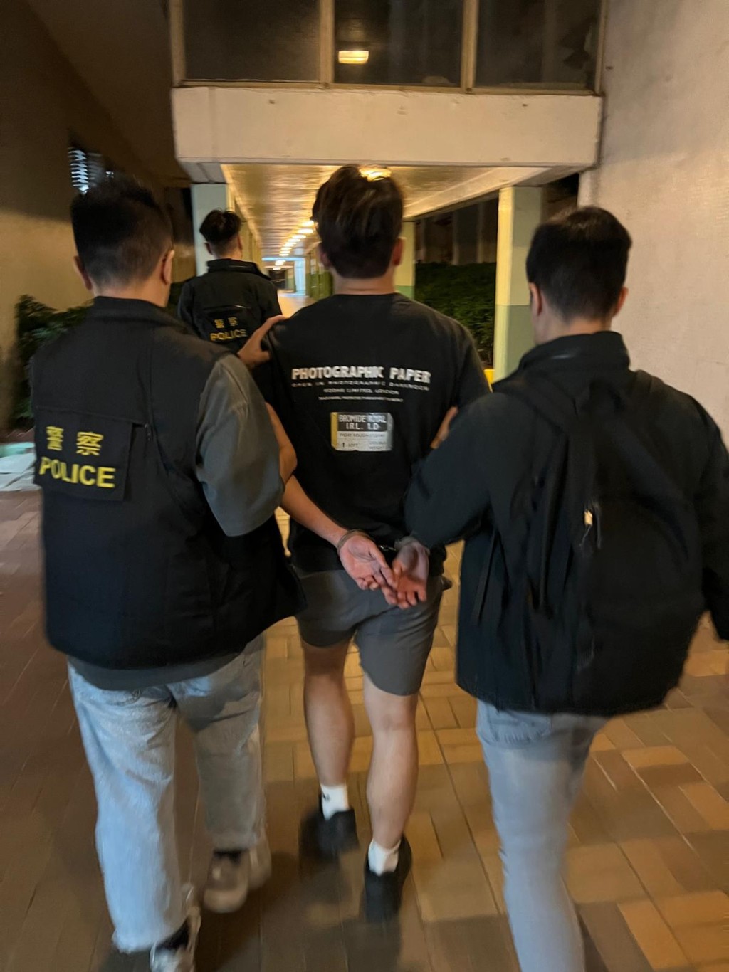 警方拘捕一名28歲男子。警方提供