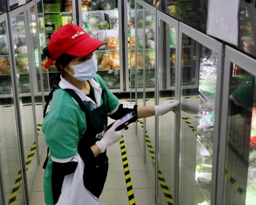 上海增18宗輸入病例。 新華社圖
