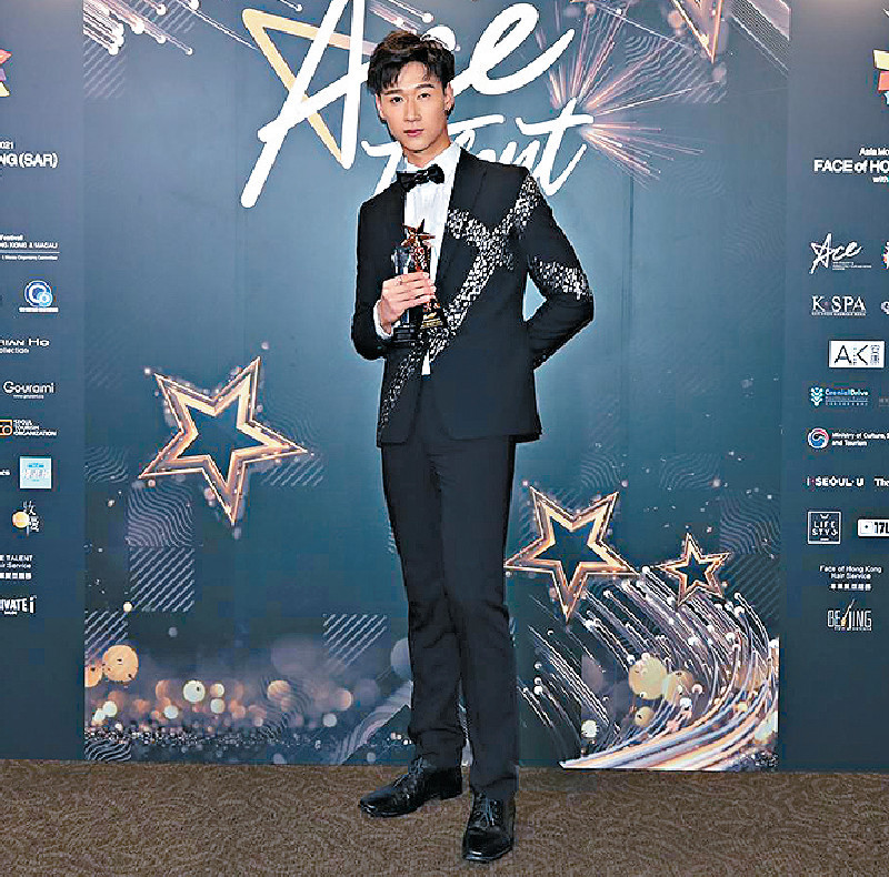 ■BrianBond同樣贏得冠軍，代表香港出戰韓國。