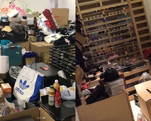 阿嬌近日忙於搬屋，自認抬頭或低頭都成問題。