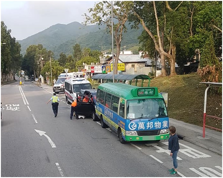 事發現場。fb「Tai Po 大埔」Appo Lam‎圖片