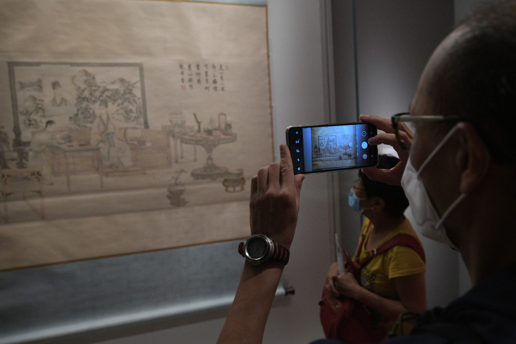 香港故宫馆展出多件北京故宫借出的文物。资料图片