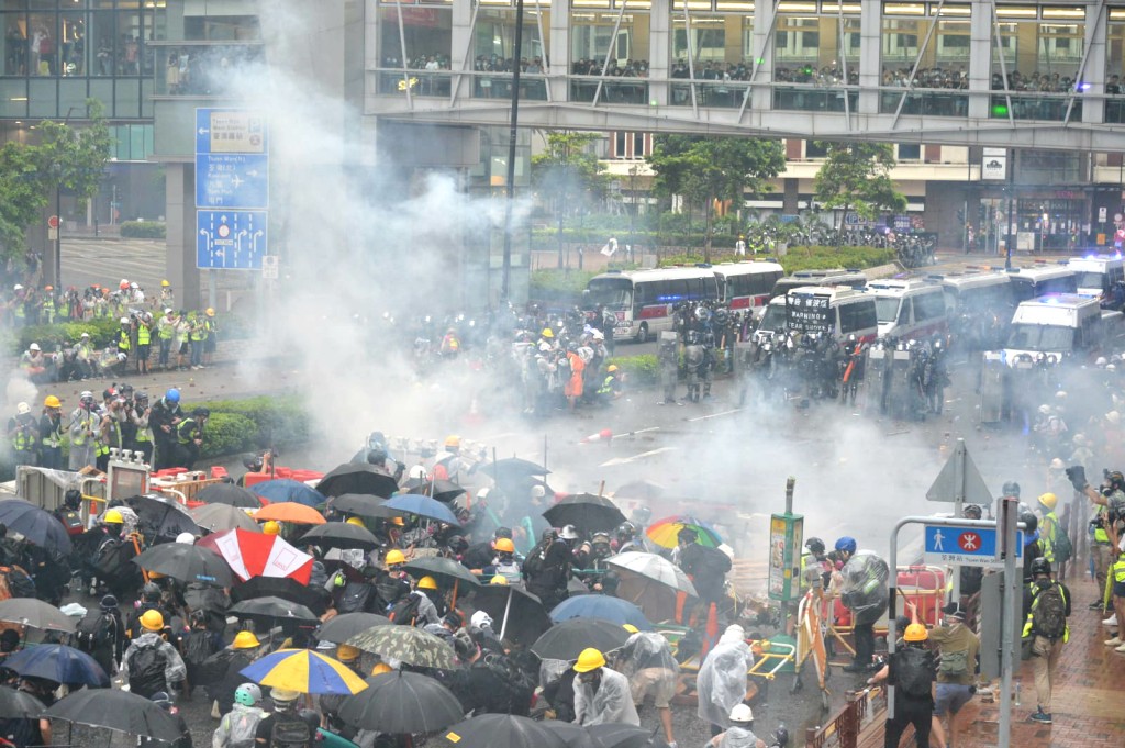 文章指出,動盪嚴重損害了香港的國際聲譽和地位。資料圖片