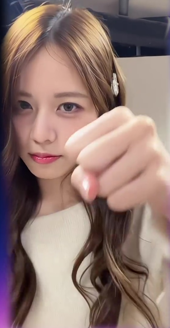 庄子璇一招「甜美撒娇式拳头」令人印象难忘。