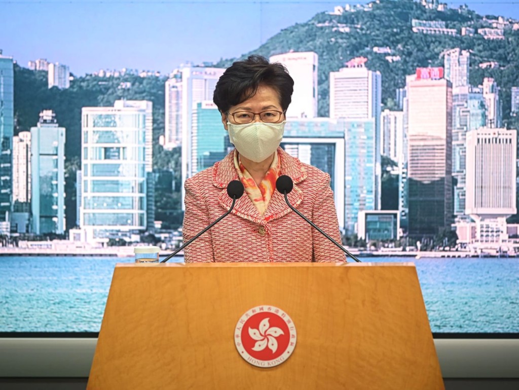 林鄭月娥指先讓內地處理12港人的法律問題 完成後一貫安排回港。