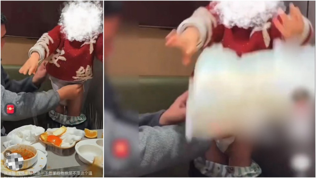 徐州幼童吃海底撈將紙尿褲扔進火鍋惹公憤。