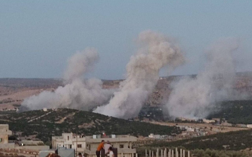 以軍以往多次空襲邁斯亞夫地區。網上圖片