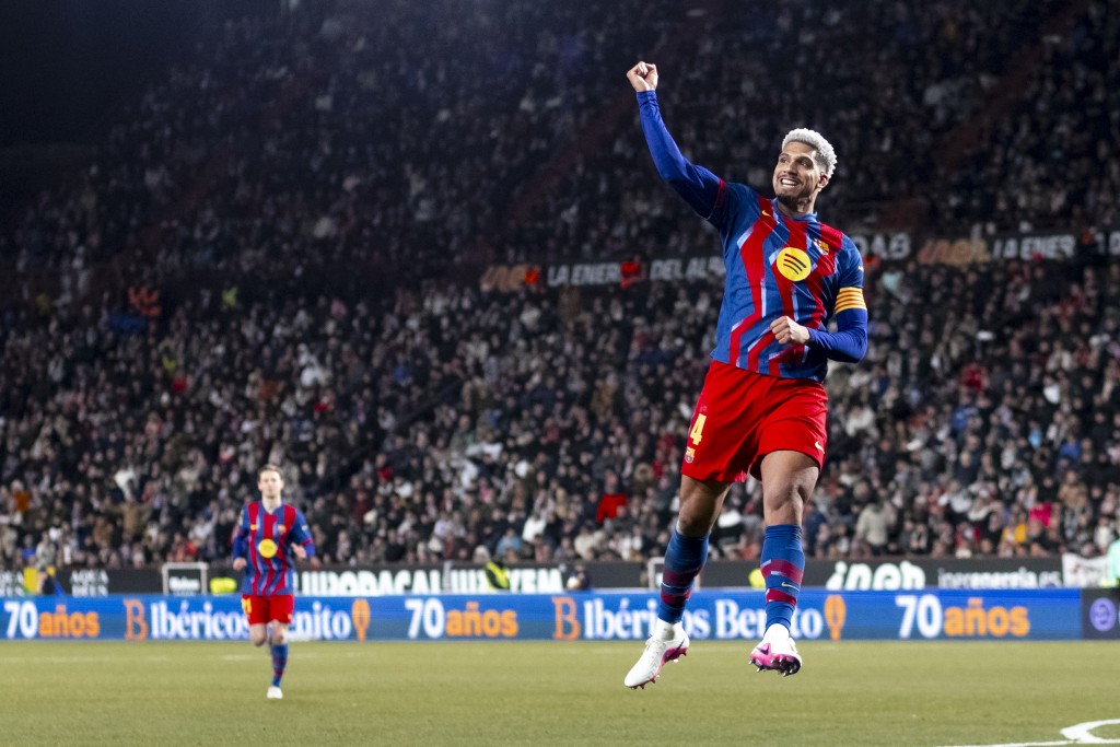 巴塞隆拿作客2:1击败西乙球队阿尔巴塞特。法新社