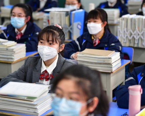 大陸暫停2020年陸生赴台就讀試點工作,在學者可繼續自願升讀。(新華社資料圖片,示意圖)