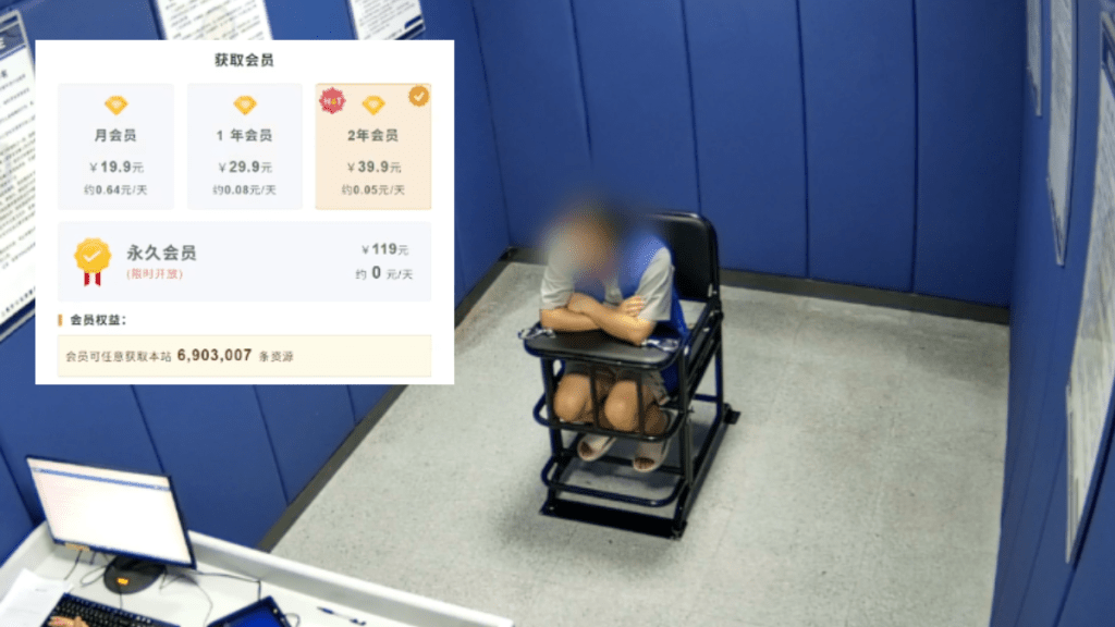 上海男自建網站賣盜版影片牟利。上海嘉定