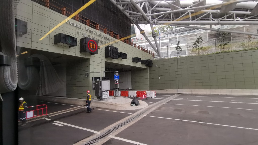 中環及灣仔繞道和東區走廊連接路（繞道）將於本月20日分兩階段通車。 陳恒鑌提供