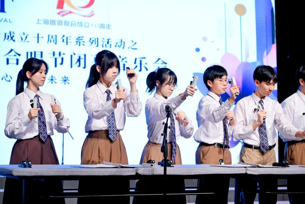 上海音樂藝術交流之旅。（學校提供）