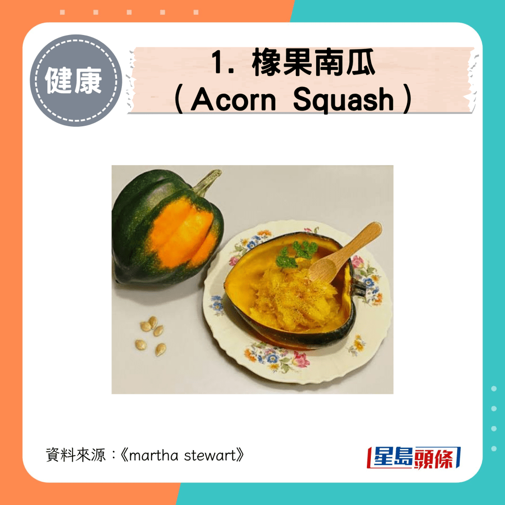 1. 橡果南瓜(Acorn Squash) 1. 橡果南瓜(Acorn Squash)