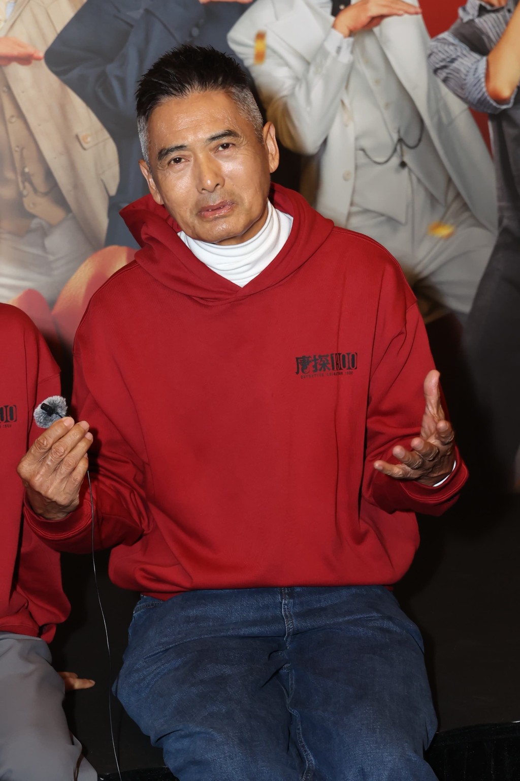 周潤發跑完馬拉松無耐,未見疲態。 周潤發跑完馬拉松無耐,未見疲態。